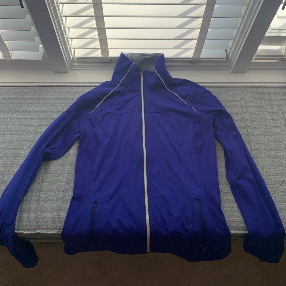 NEW Lululemon Run Stay On Course Jacket Blue